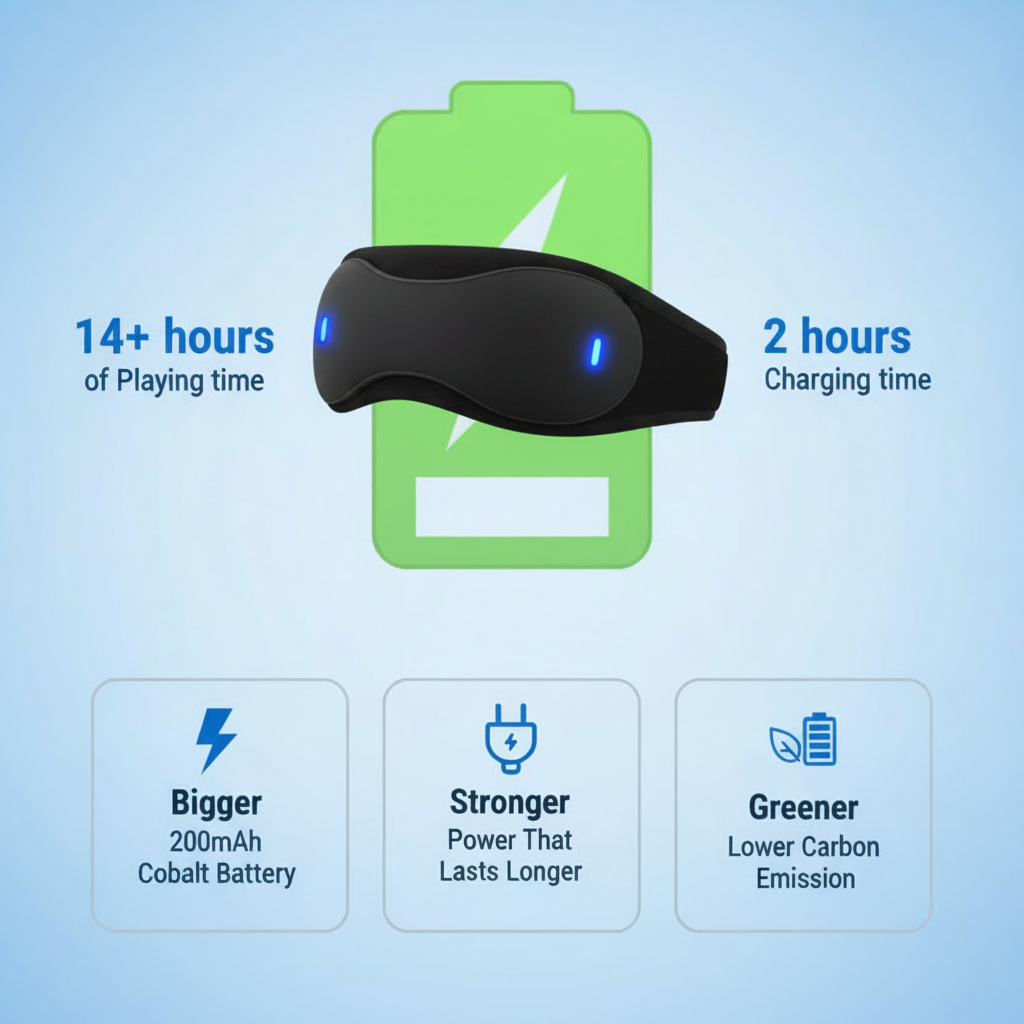 DreamBand Pro -Audífonos para Dormir Sin Dolor